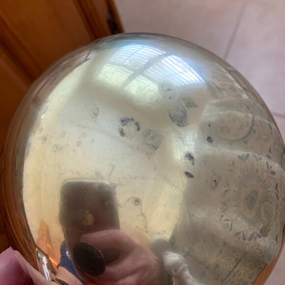 Beautiful Vintage Brass Bowl Wall Pocket Planters Set of 2 with some patina - Picture 3 of 5